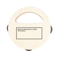 Imagem de Pandeireta de Madeira - Andex